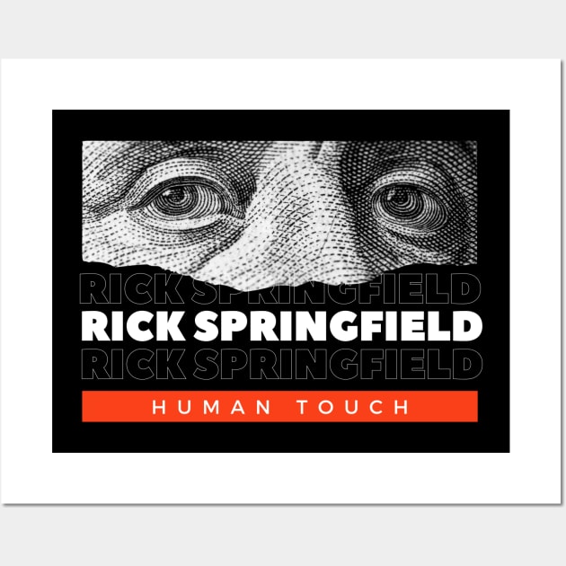 Rick Springfield // Money Eye Wall Art by Swallow Group